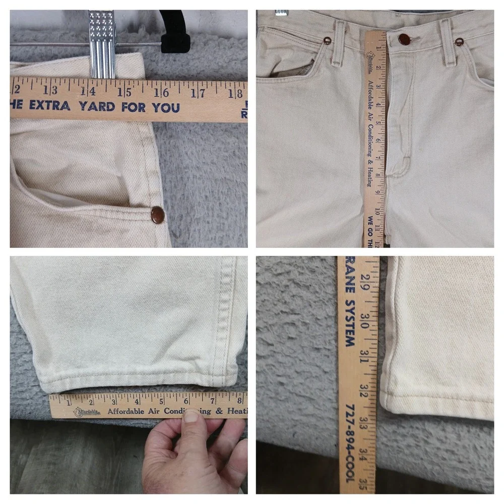 Wrangler‎ Jeans Cowboy Cut Slim Fit Heavyweight Denim 936TAN 31x36 Tan